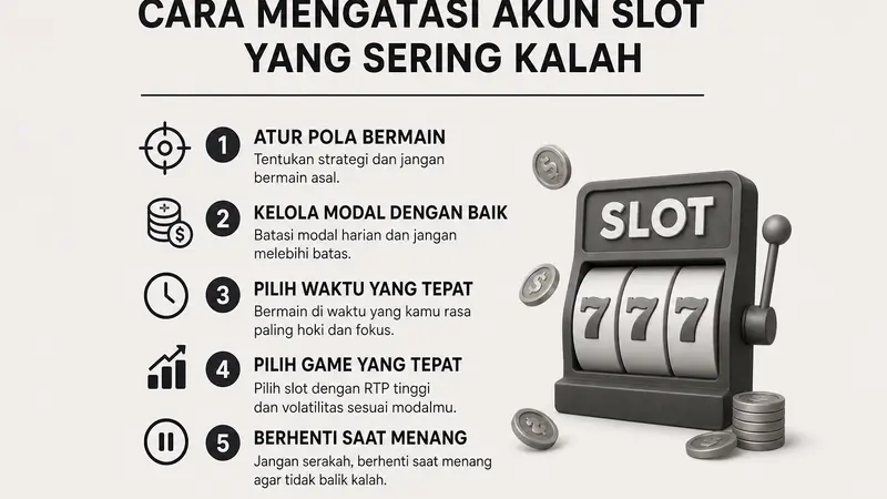 Tips Jitu Mengurangi Kerugian di Slot Online